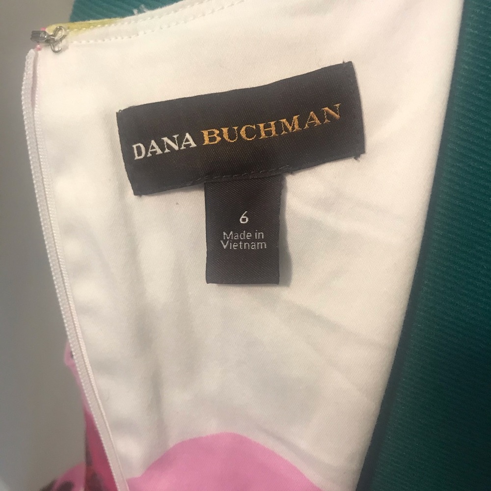 Like new! Dana Buchman floral fit and flare dress - Picture 6 of 6